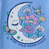 Life Is Good Kids SS Crusher Stay Wild Moon Child Flowers Tee CORNFLOWER BLUE