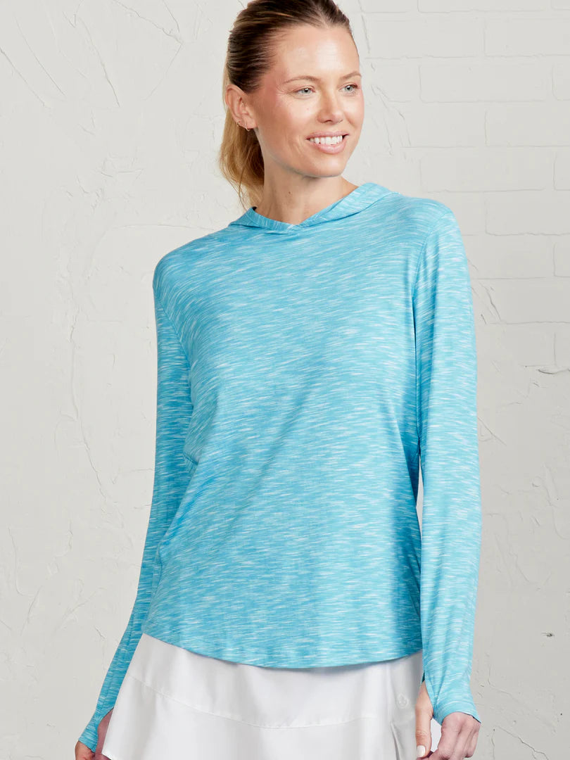 Tasc W Recess Hoodie WAVES SPACE DYE