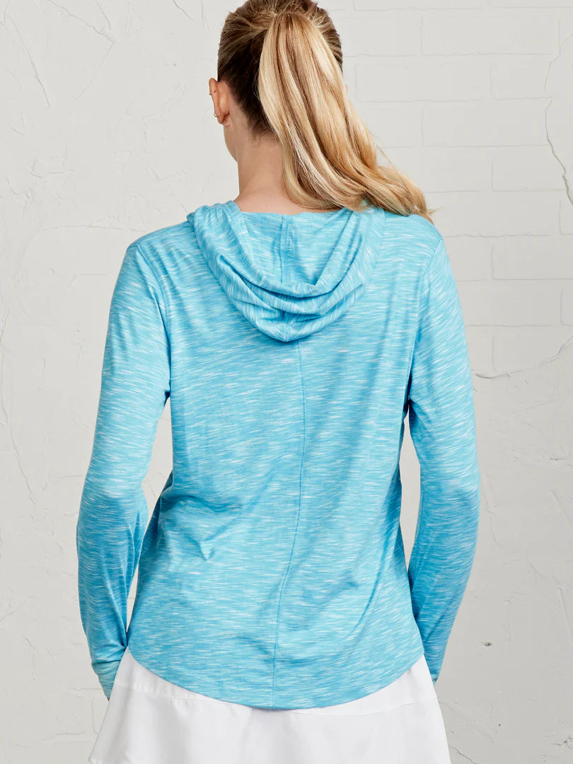 Tasc W Recess Hoodie WAVES SPACE DYE
