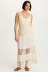 XCVI W Fola Skirt TOASTED ALMOND