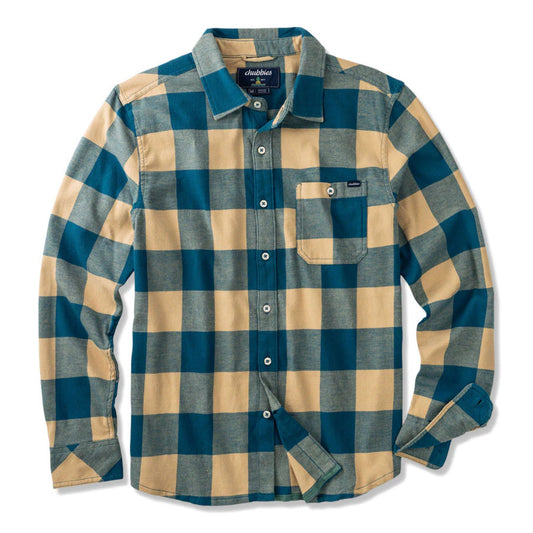 Chubbies M LS Flannel Shirt THE DUSK BEFORE DIJON