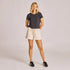 Life is Good W Good Vibes Fleece Short BIRCH WHITE