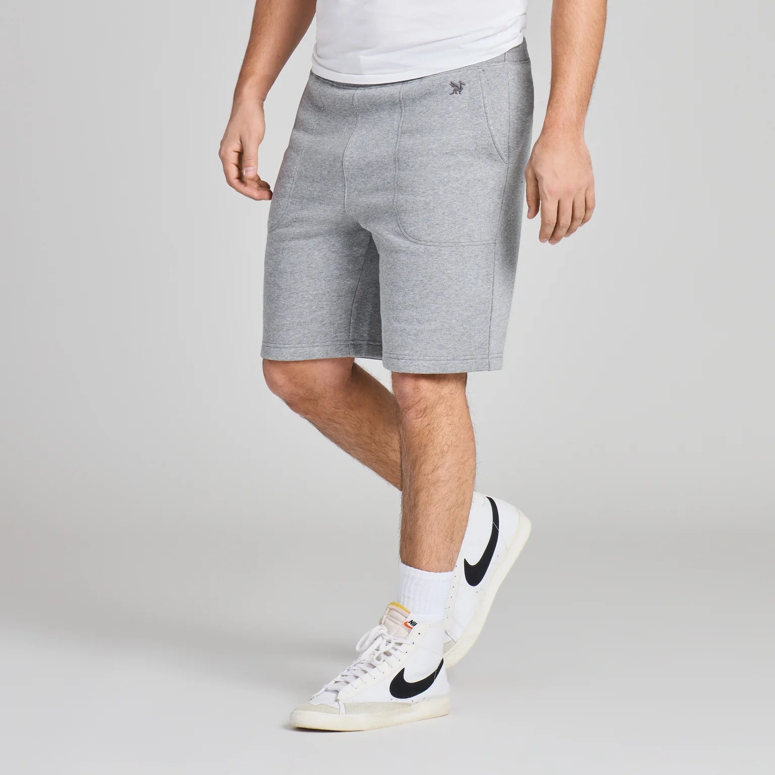 Life is Good M Good Vibes Fleece Short HEATHER GRAY