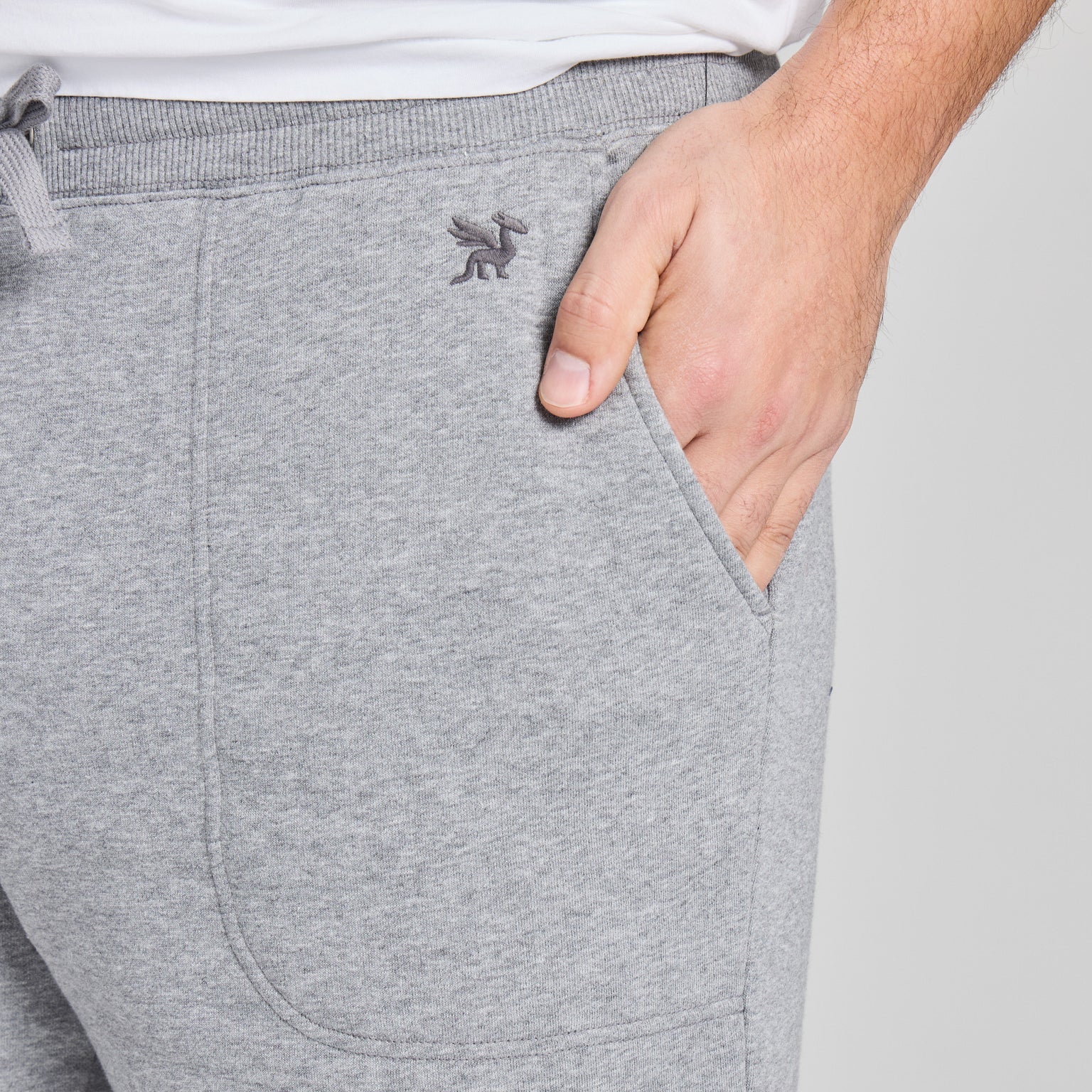 Life is Good M Good Vibes Fleece Short HEATHER GRAY