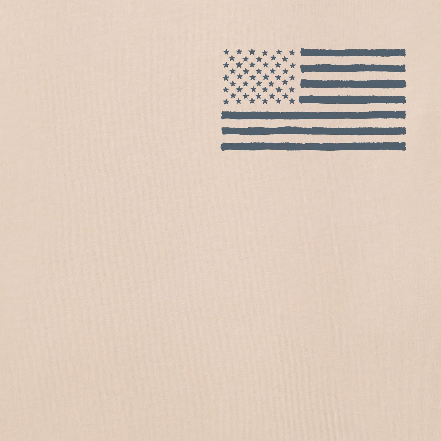 Life Is Good M SS Crusher American Bear Flag Tee BIRCH