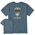 Life Is Good M SS Crusher Jake Funguy Tee SLATE BLUE