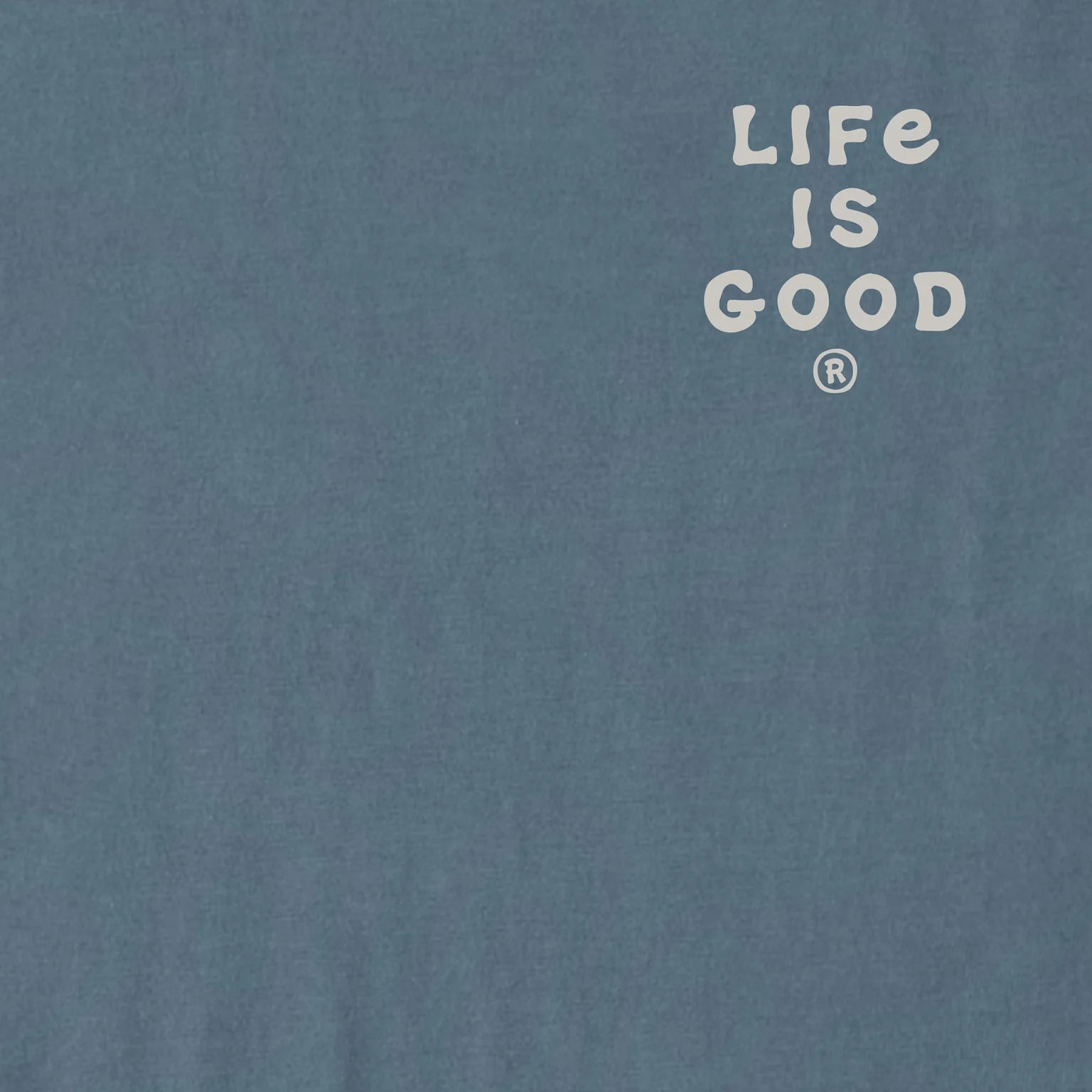 Life Is Good M SS Crusher Jake Funguy Tee SLATE BLUE