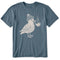 Life Is Good M SS Crusher Seagull Pipe Tee SLATE BLUE