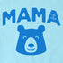 Life Is Good W SS Crusher-Lite Mama Bear Head Vee AQUA BLUE