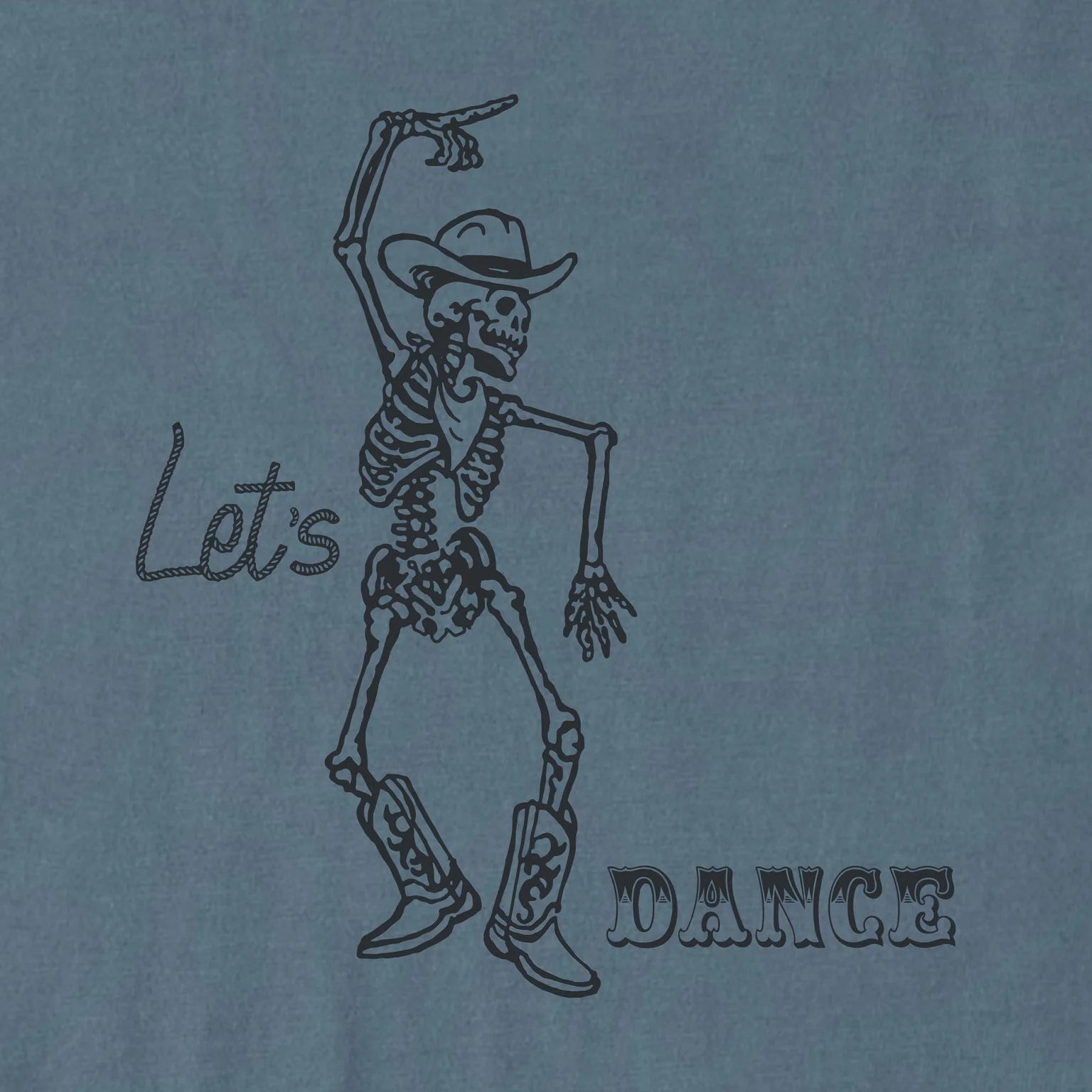 Life Is Good W SS Crusher Boxy Let's Dance Tee SLATE