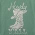 Life Is Good W SS Crusher Boxy Tee Howdy Y'all GRANITE GREEN