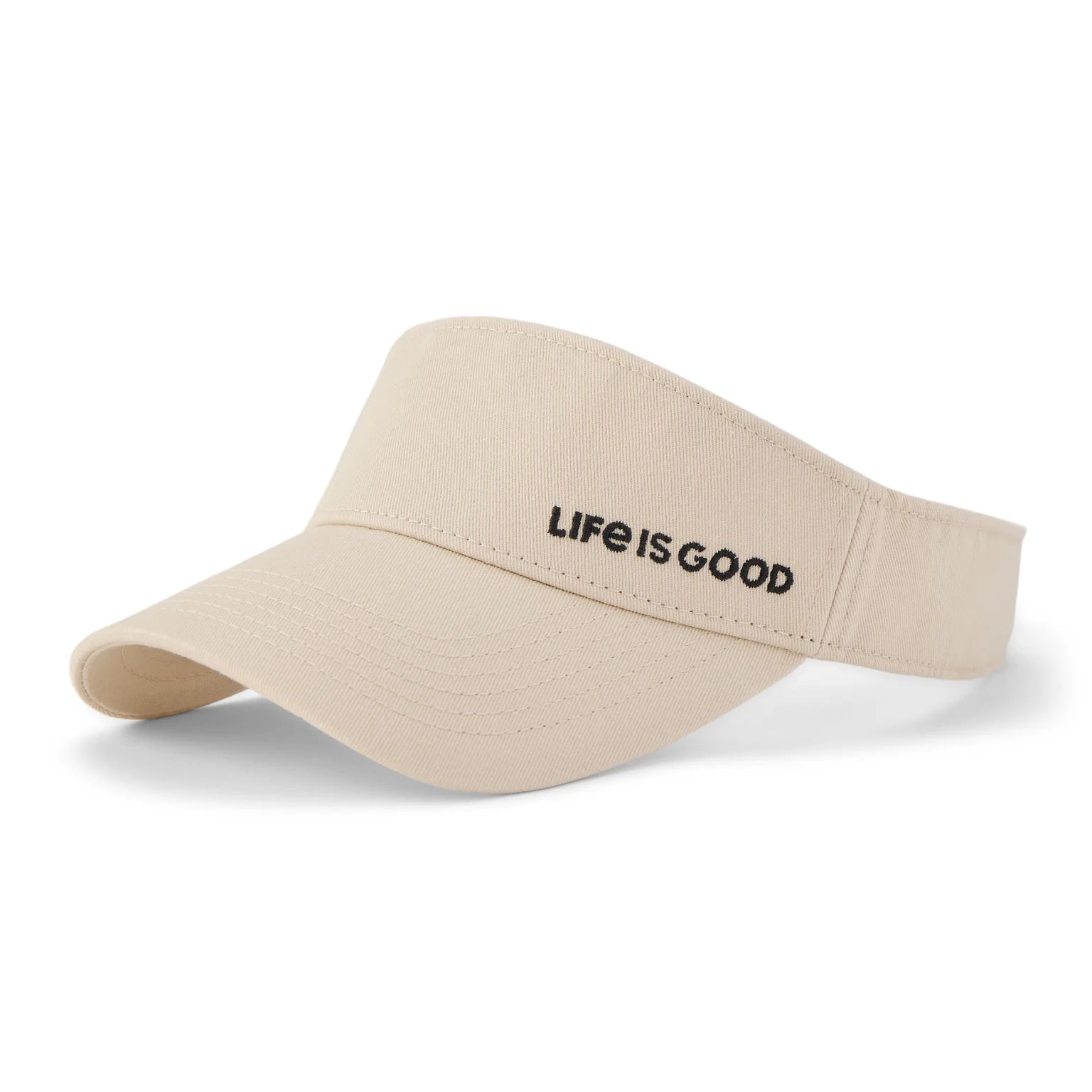 Life is Good Updated Visor BIRCH WHITE