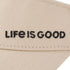 Life is Good Updated Visor BIRCH WHITE