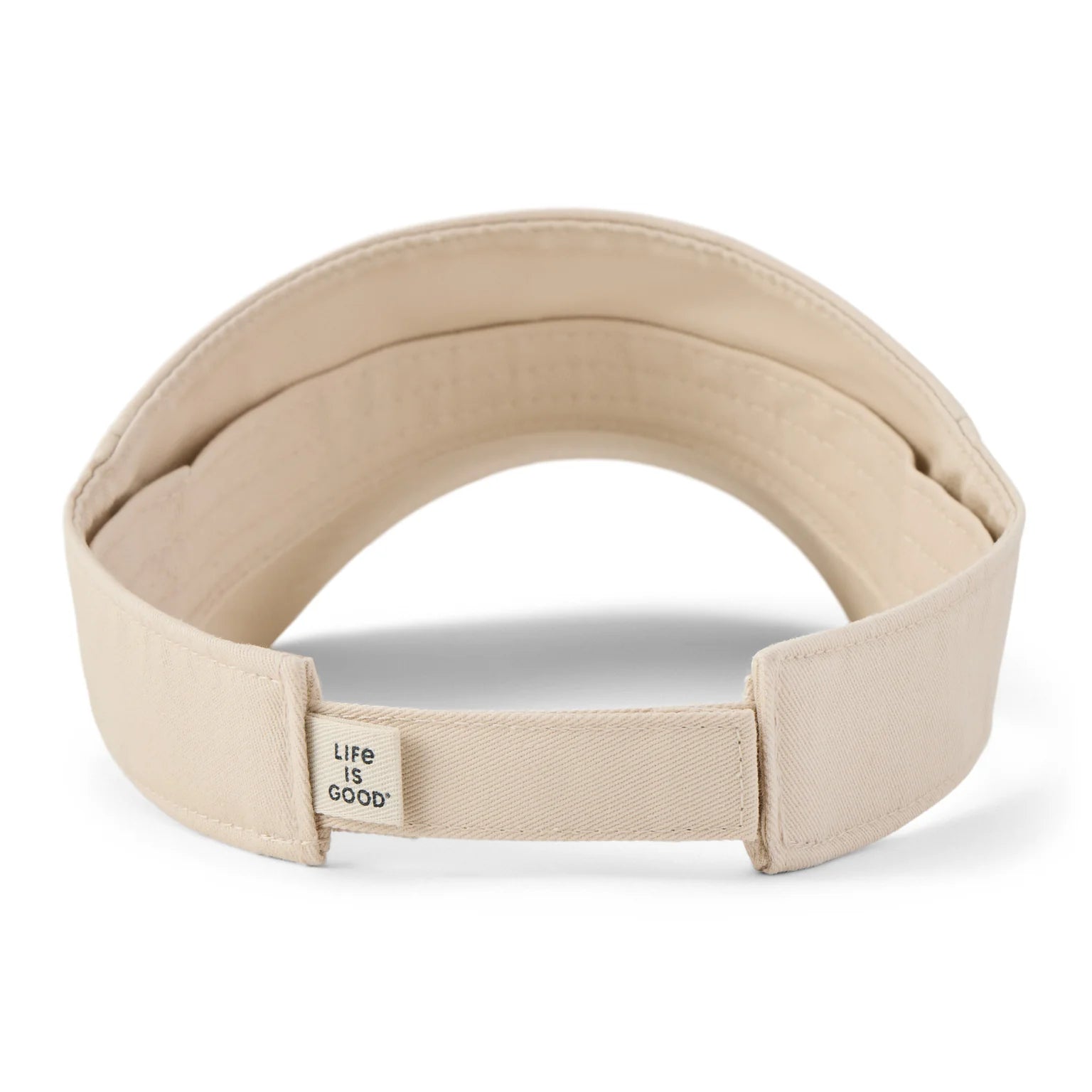 Life is Good Updated Visor BIRCH WHITE