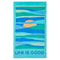 Life is Good Hazy Sunrise Beach Towel AQUA BLUE