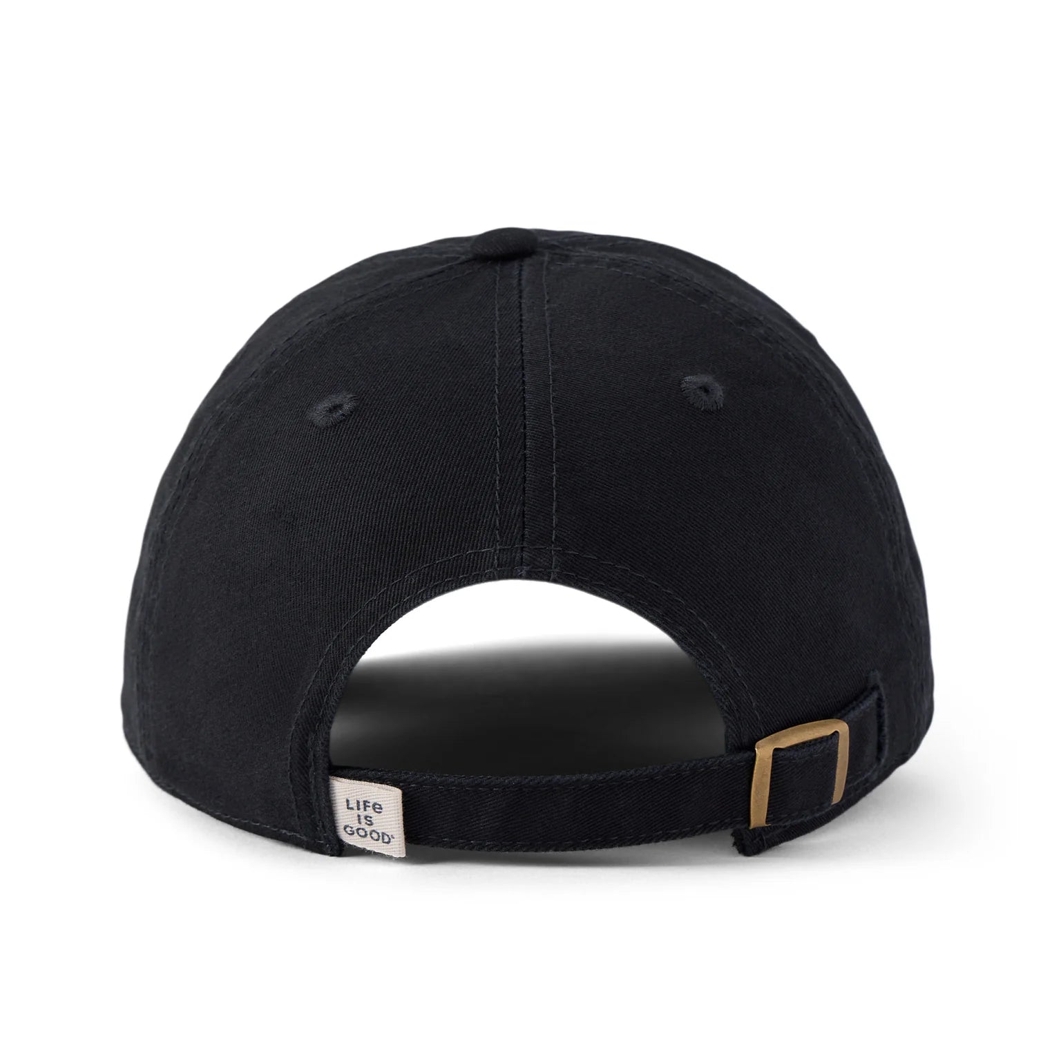 Life is Good Chill Cap Mama Bear Head TRUE BLACK