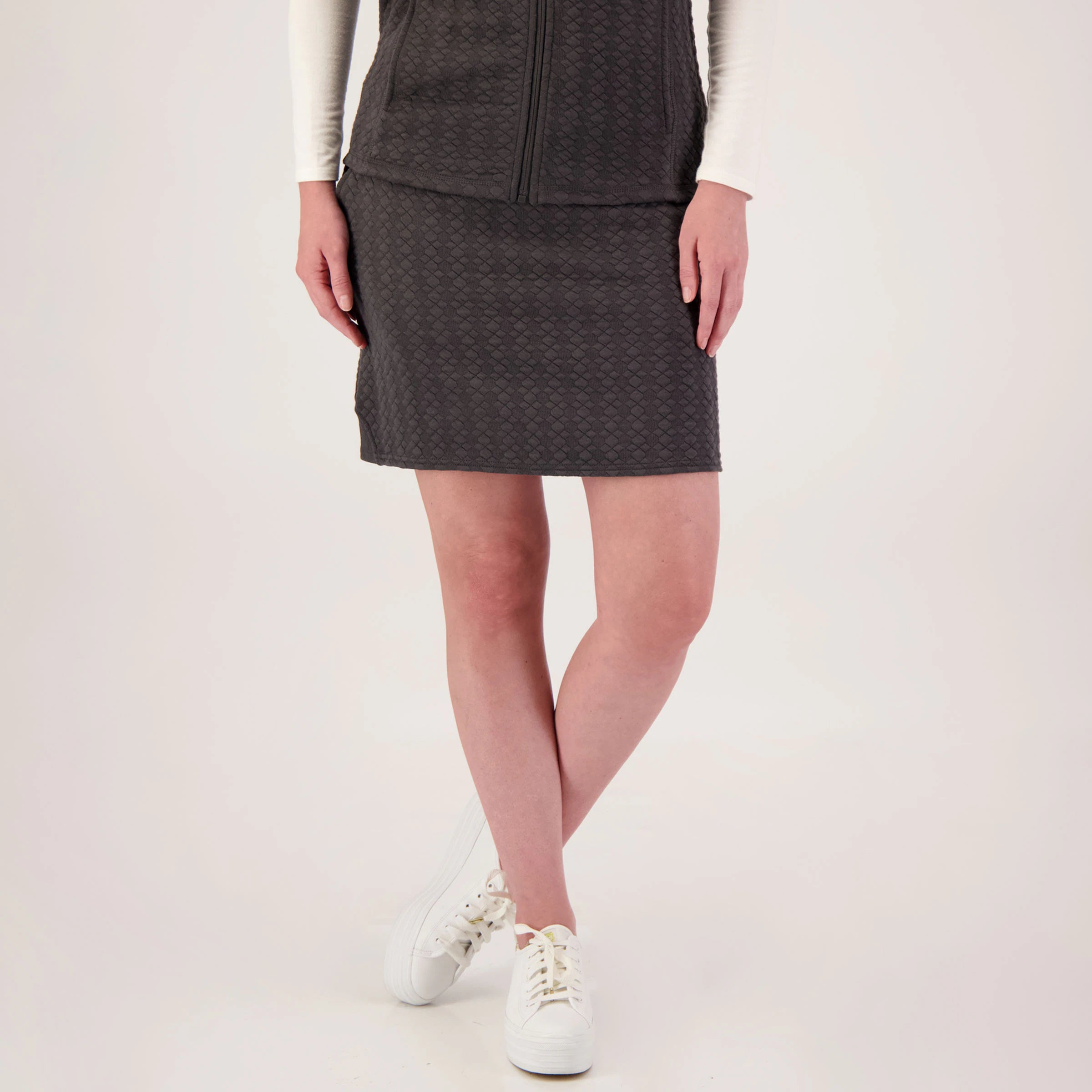 North River W Brookline Skirt CHARCOAL HEATHER