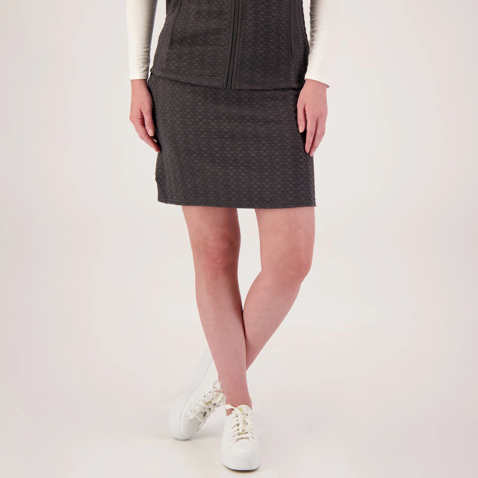 North River W Brookline Skirt CHARCOAL HEATHER