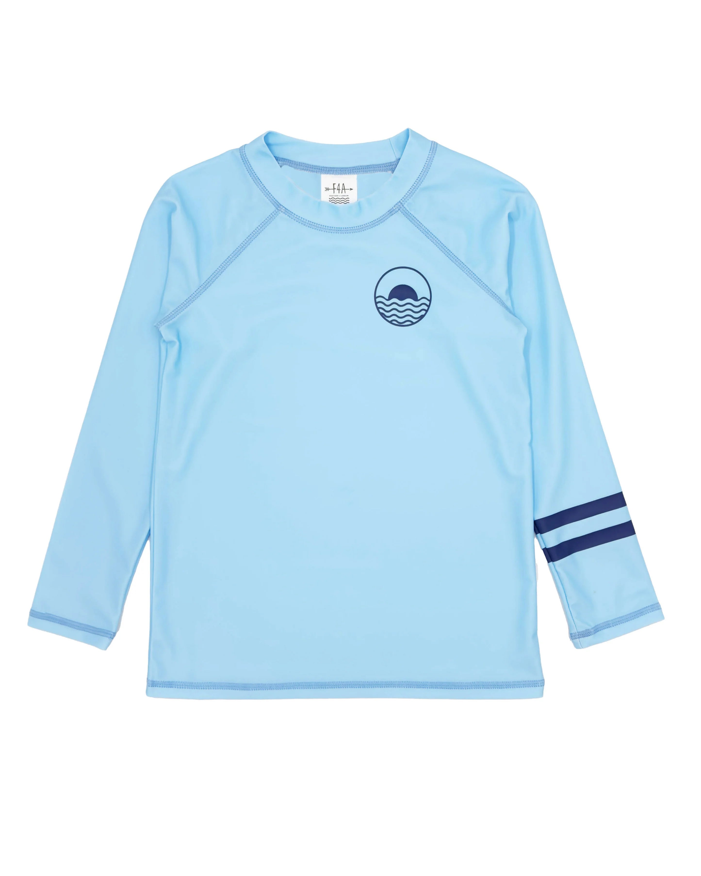Feather 4 Arrow Baby LS Icon Rashguard CRYSTAL BLUE