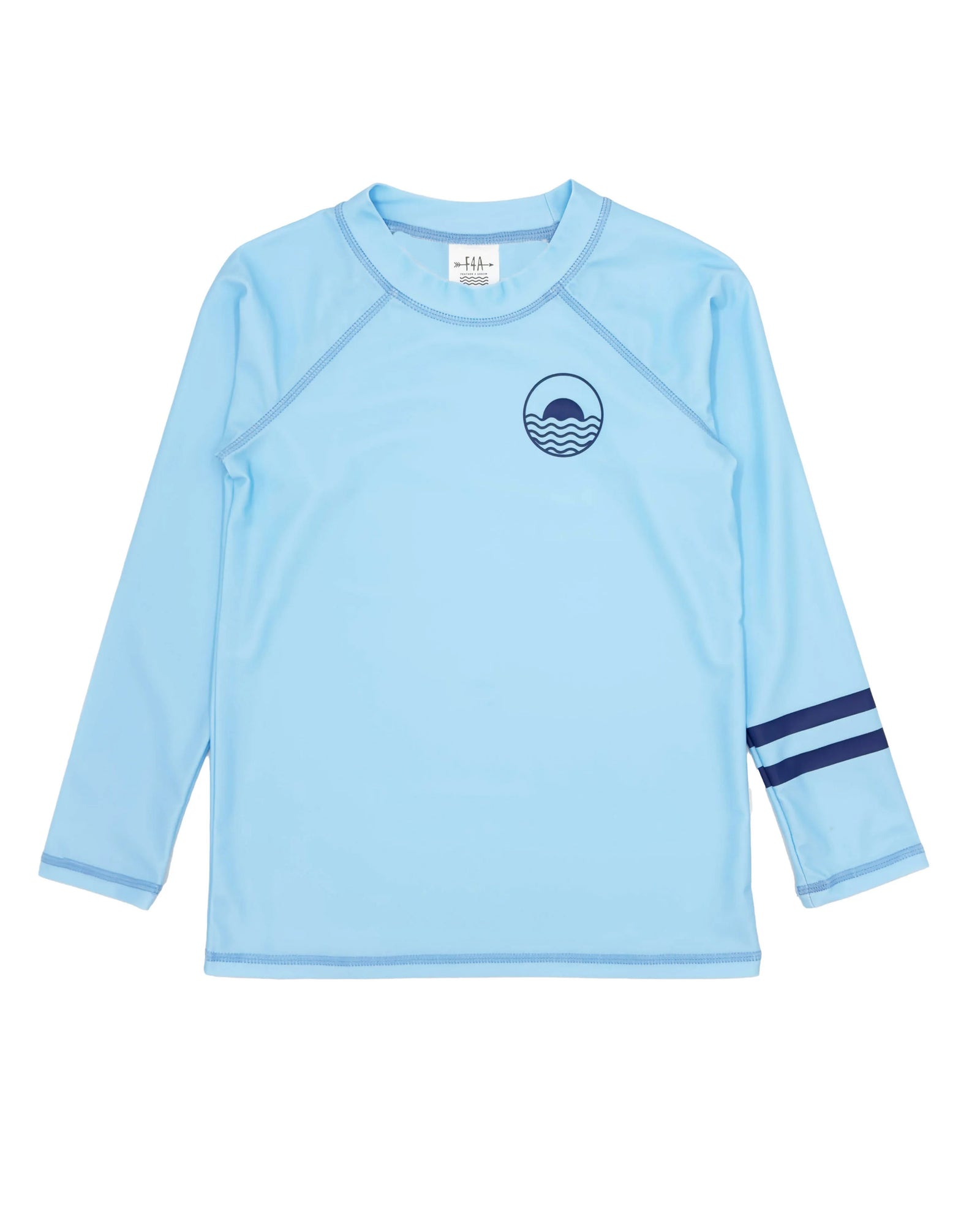 Feather 4 Arrow Baby LS Icon Rashguard CRYSTAL BLUE