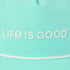 Life is Good Nylon Rope Hat AQUA BLUE