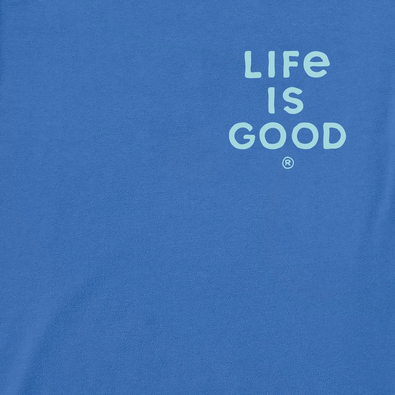 Life is Good M SS Crusher Patterned Turtle Tee ATHLETIC BLUE