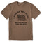 Life Is Good M SS Crusher Land of the Free Brave Flag Tee MUSHROOM BROWN