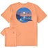Life is Good M SS Crusher Moonlit ATV Bonfire Tee CANYON ORANGE