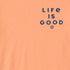 Life is Good M SS Crusher Moonlit ATV Bonfire Tee CANYON ORANGE