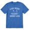 Life is Good M SS Crusher Fish More Jake Tee ATHLETIC BLUE