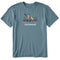 Life Is Good M SS Crusher Lollygaggin Jake & Rocket Dock Tee SLATE