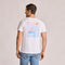 Life Is Good M SS Slub Slim Fit Sail into the Sun Tee CLOUD WHITE
