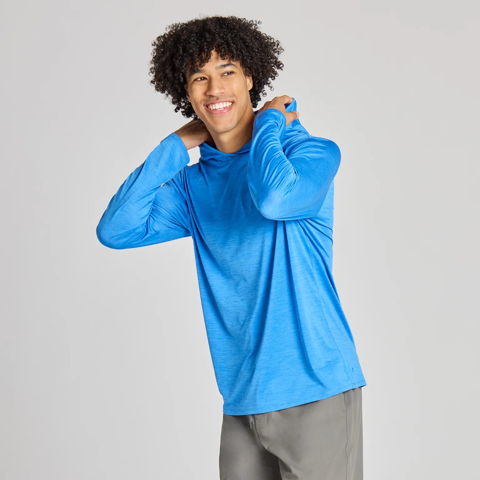 Life is Good M  LS Sun Crusher Hoodie ATHLETIC BLUE
