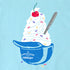 Life Is Good W SS Crusher Home Run Sundae Tee AQUA BLUE