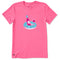 Life is Good W Crusher SS Float & Sip Tee WATERMELON PINK