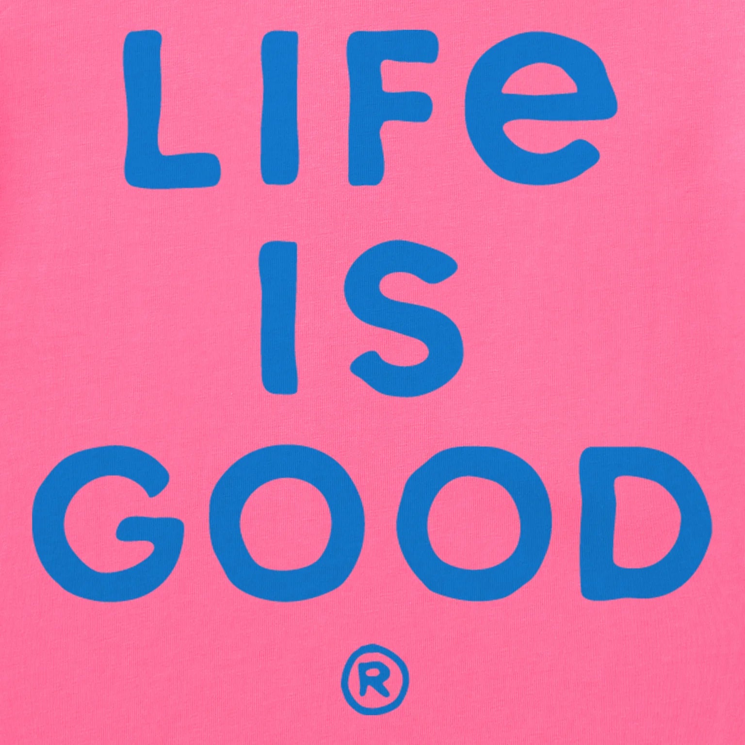 Life Is Good W SS Crusher LIG Hand Done Tee WATERMELON PINK
