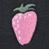 Life Is Good W SS Crusher Embroidered Strawberry Tee FADED BLACK