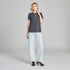Life Is Good W SS Crusher Embroidered Strawberry Tee FADED BLACK