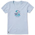 Life is Good W SS Crusher Beach Umbrella Scene Vee GLACIER BLUE