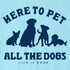 Life Is Good W SS Crusher-Lite Pet All The Dogs Vee AQUA BLUE