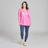 Life is Good W LS Floral Butterfly Hooded Crusher-Lite Tee WATERMELON PINK