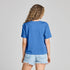 Life Is Good W Crusher Boxy Tee Bale of Turtles ATHLETIC BLUE