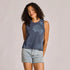 Life Is Good W Boxy Tank Seashells DARKEST BLUE
