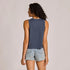 Life Is Good W Boxy Tank Seashells DARKEST BLUE