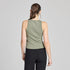 Life Is Good W Fitted Tank Embroidered Spritz MOSS GREEN