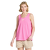 Life is Good W Textured Slub Tank Palm WATERMELON PINK