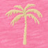Life is Good W Textured Slub Tank Palm WATERMELON PINK