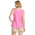 Life is Good W Textured Slub Tank Palm WATERMELON PINK