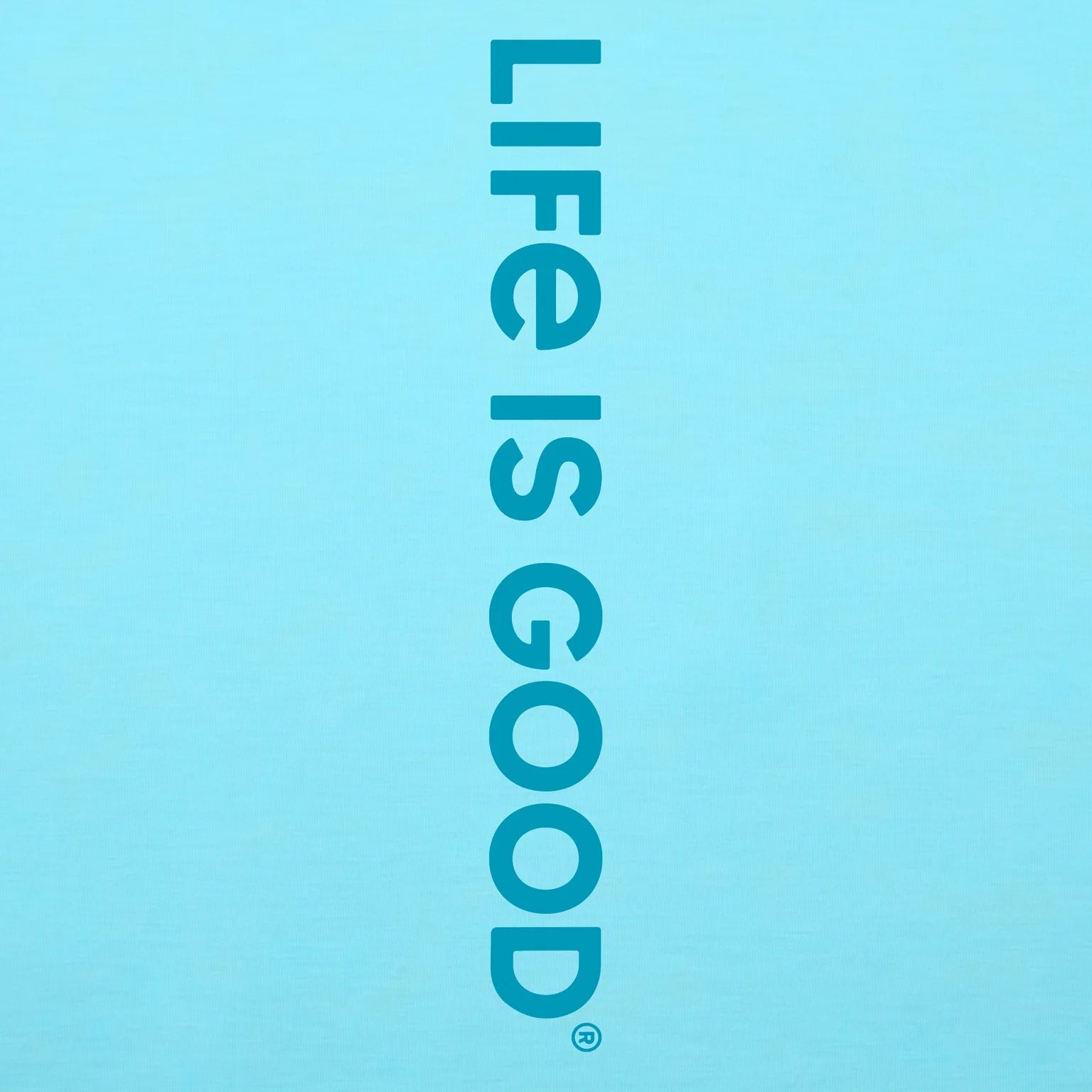 Life is Good W LS Hooded Sun Crusher AQUA BLUE