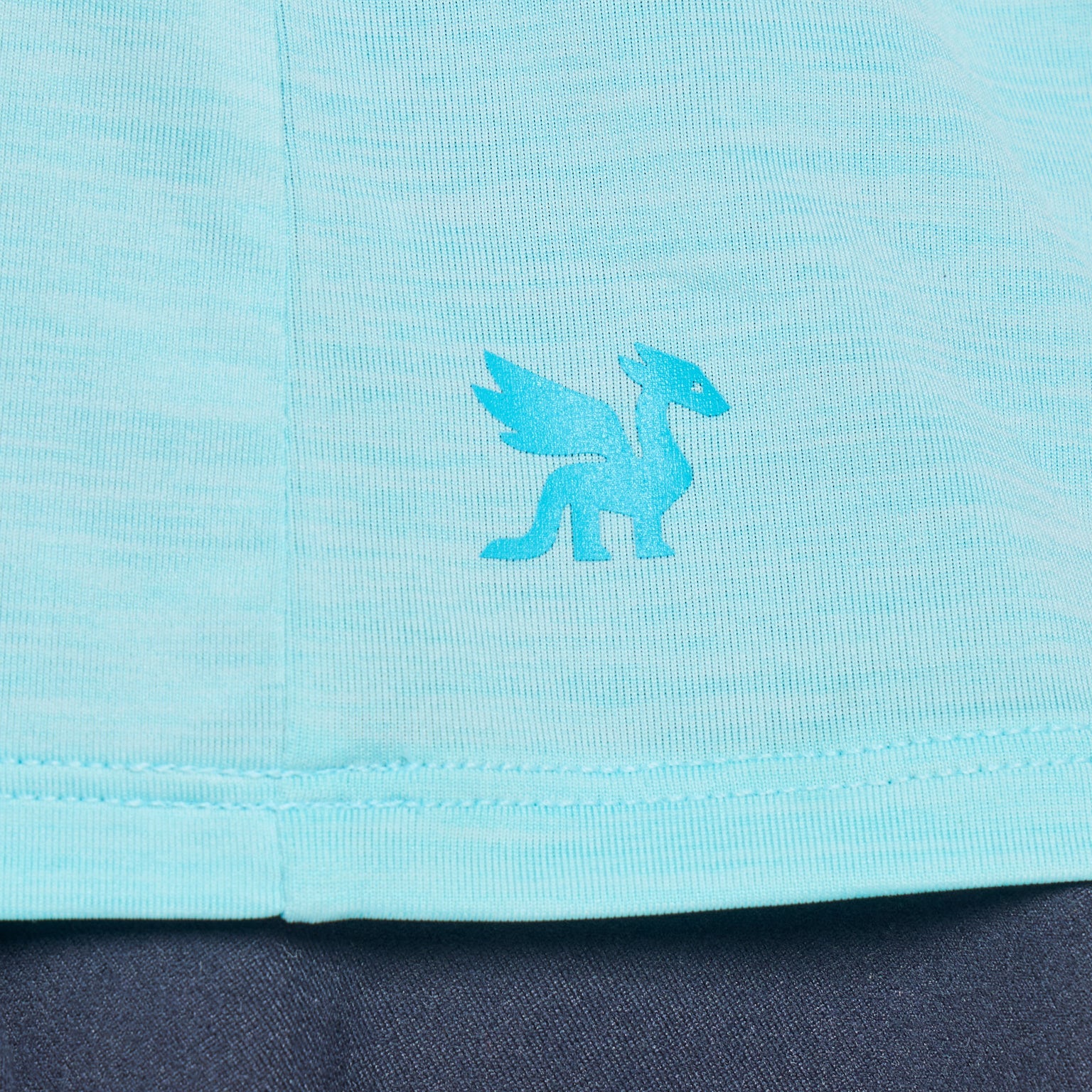 Life is Good W LS Hooded Sun Crusher AQUA BLUE